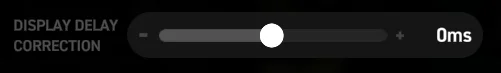 DISPLAY DELAY CORRECTION
