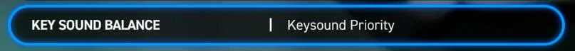 KEY SOUND BALANCE